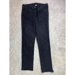 &Denim By H&M Denim  Size 28 Womens Jeans Black Stretch Slim Ankle High …
